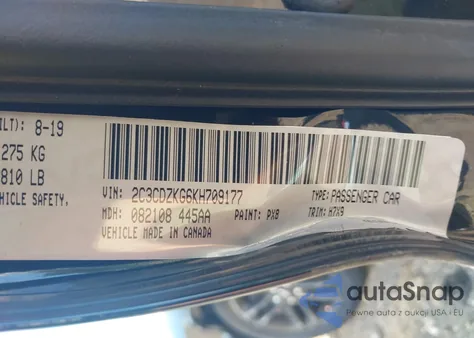2C3CDZKG6KH709177